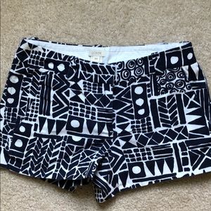 J crew Patterned Navy/White Chino Short size 00